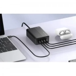 Βάση Φόρτισης με 2 Θύρες USB-A και 2 Θύρες USB-C 65W Power Delivery σε Μαύρο χρώμα Ldnio A4808Q
