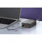 Βάση Φόρτισης με 2 Θύρες USB-A και 2 Θύρες USB-C 65W Power Delivery σε Μαύρο χρώμα Ldnio A4808Q
