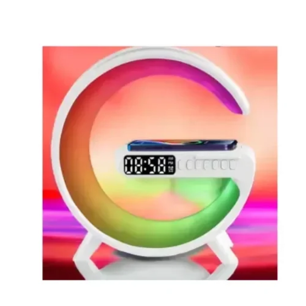 Ηχείο 4 σε 1 με Bluetooth, ασύρματο φορτιστή, ξυπνητήρι & ρολόι 15W 4A Pro Andowl