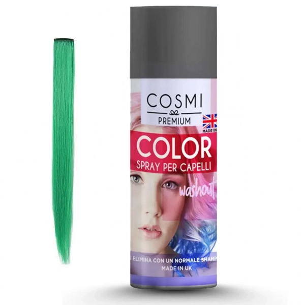 Cosmi Premium Spray Μαλλιών 100 ml με Χρώμα Πράσινο