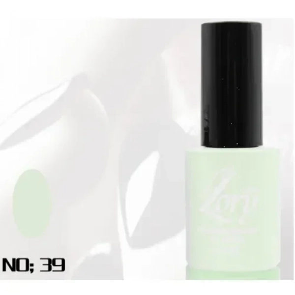 Ημιμόνιμο Βερνίκι Νυχιών no. 39 Smalto Gel Soak Off UV&LED 10ml Lory Milano Φυστικί Απαλό