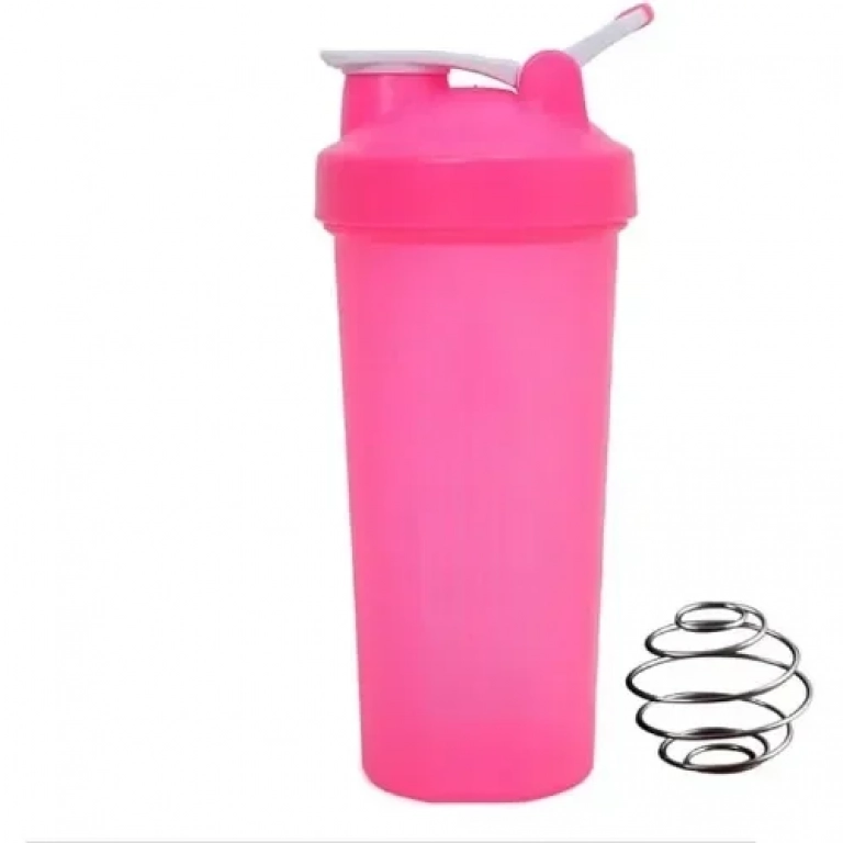 Πλαστικό Μπουκάλι Skaker 600ml Φούξια