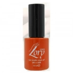 Ημιμόνιμο Βερνίκι Νυχιών no. 113 Smalto Gel Soaf Off UV&LED Gel Polish 10ml Lory Milano Κόκκινο Πορτοκαλί