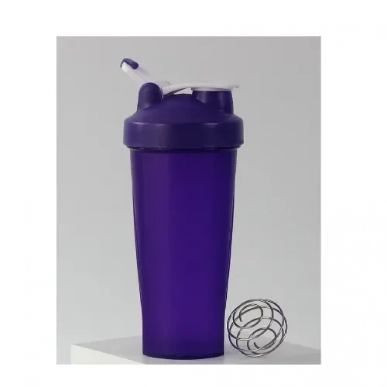 Πλαστικό Μπουκάλι Skaker 600ml Μωβ