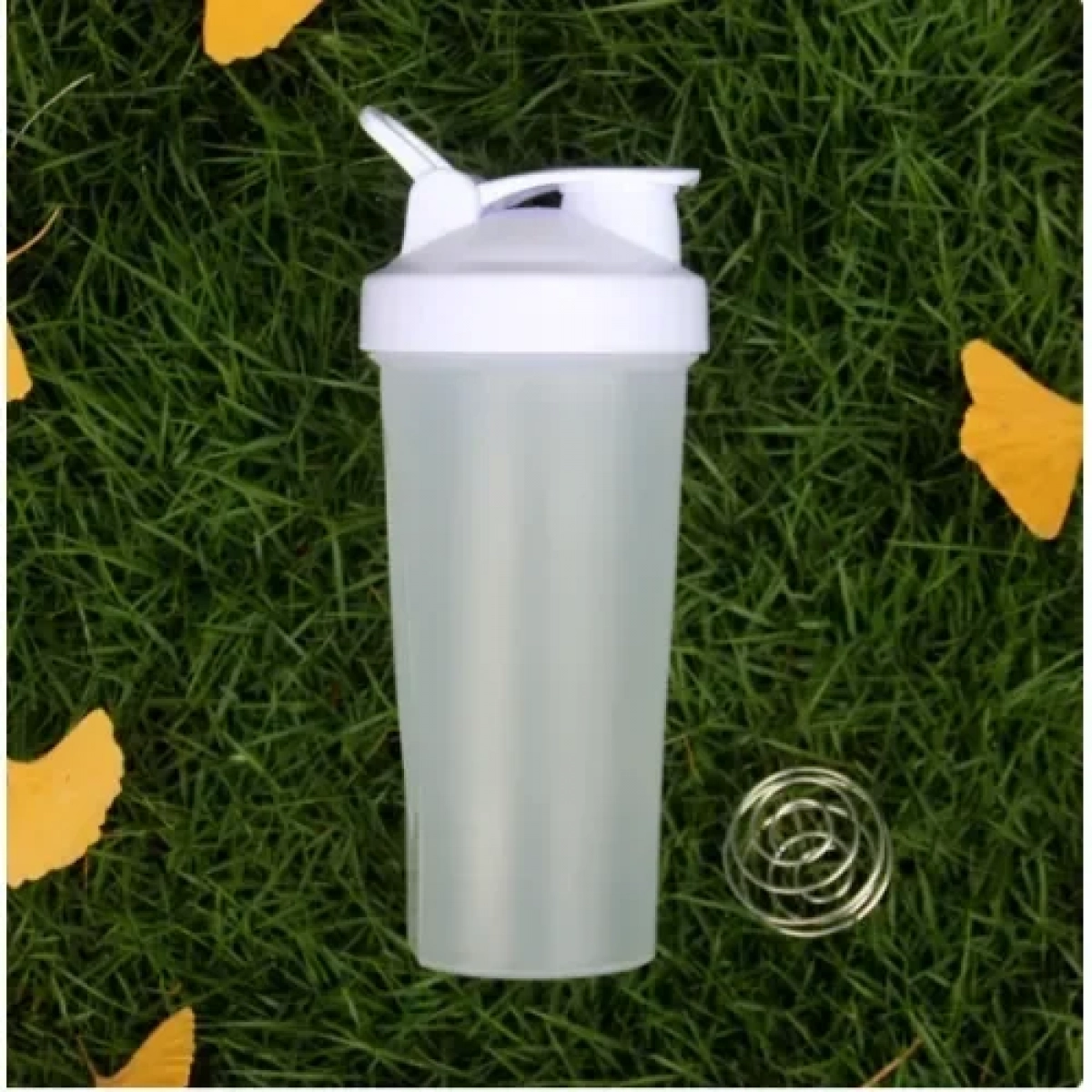 Πλαστικό Μπουκάλι Skaker 600ml Λευκό