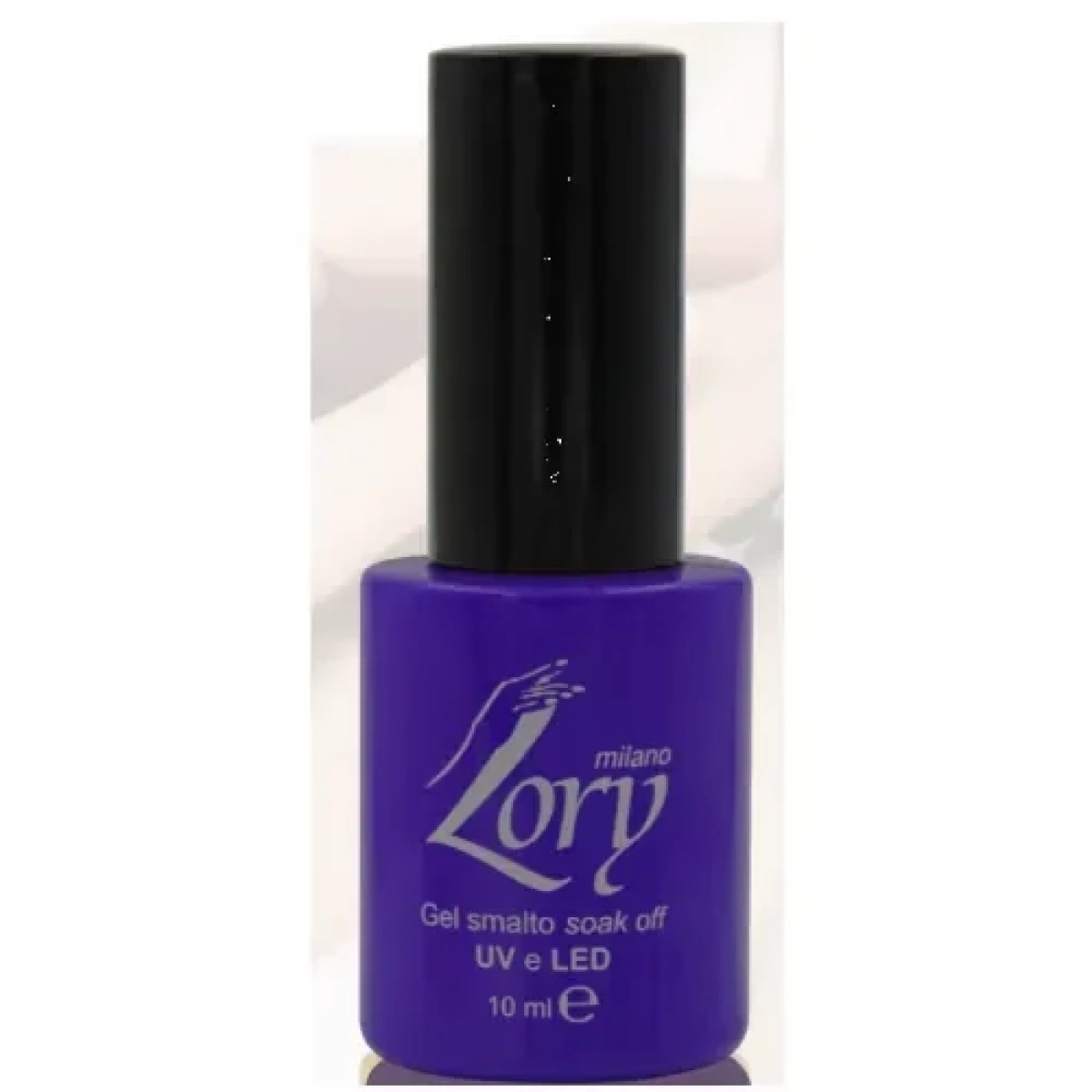 Ημιμόνιμο Βερνίκι Νυχιών no. 110 Smalto Gel Soaf Off UV&LED Gel Polish 10ml Lory Milano Μωβ Glitter