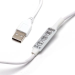 Ταινία LED Neon USB 1m 120LED Ψυχρό Λευκό 6500K 4.9W 450lm