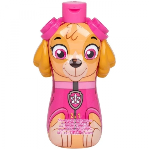 Cosmi Premium Παιδικό Αφρόλουτρο & Σαμπουάν 2 σε 1 2D Paw Patrol 400ml Skye