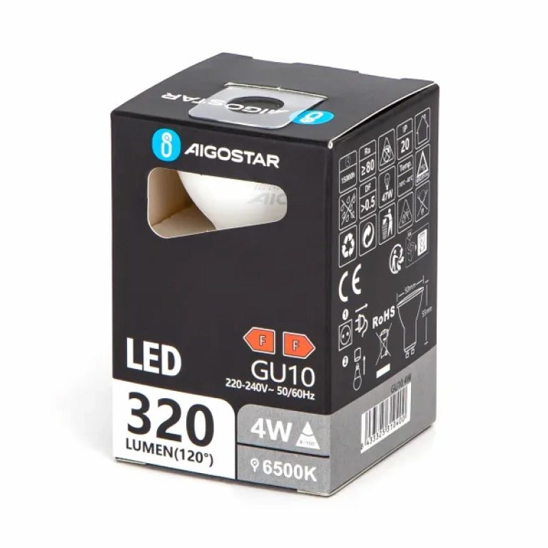 Λάμπα Led GU10 E14 4W 6500K 320lm Aigostar