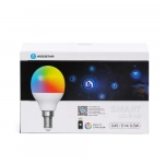 Smart WiFi Λάμπα Led E14 G45 6.5W 555lm 2700K-6500K RGB+CCT Aigostar