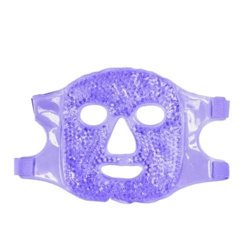 Δροσιστική Μάσκα Προσώπου Cooling Face Mask Latex Free And Bpa Free Μωβ