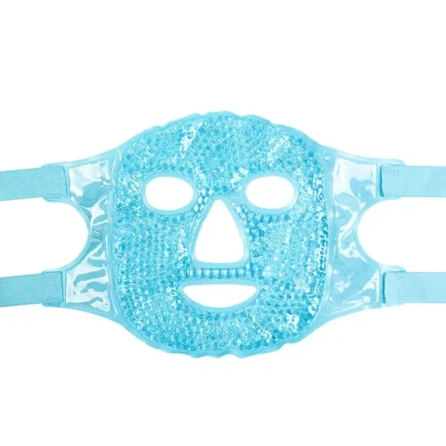 Δροσιστική Μάσκα Προσώπου Cooling Face Mask Latex Free And Bpa Free Μπλε