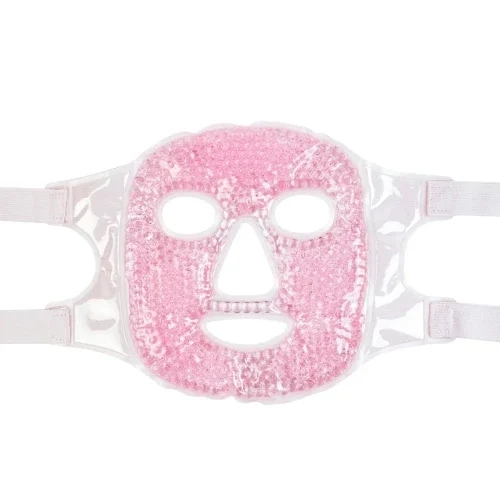 Δροσιστική Μάσκα Προσώπου Cooling Face Mask Latex Free And Bpa Free Ροζ