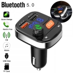 Wireless FM Transmitter με 2 USB και υποδοχή κάρτας μνήμης Andowl Q-C58 μαύρο