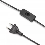 Aigostar Κεραμικό Πορτατίφ Ε14 40W 15x29.5 cm Λευκό Καπέλο και Μαύρη Βάση