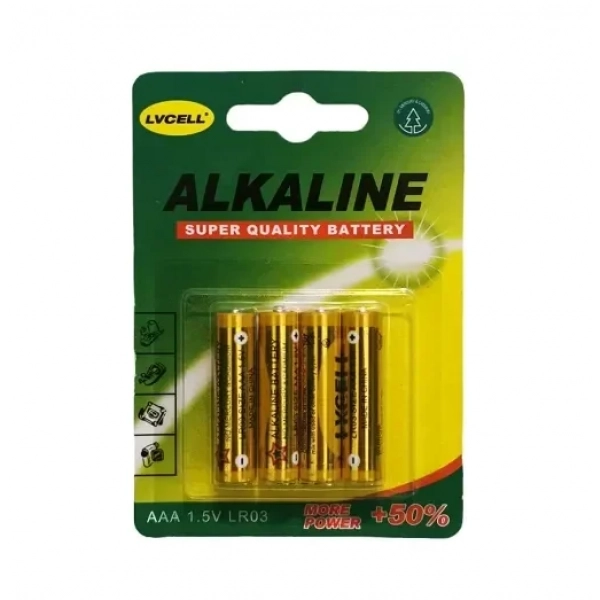 Αλκαλικές μπαταρίες AAA, 1.5V, LR03, 4τεμ. A18610-4
