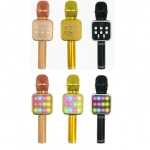 Ασύρματο μικρόφωνο Karaoke Bluetooth Hi-Fi Speaker LY-889 χρυσό - Image 2