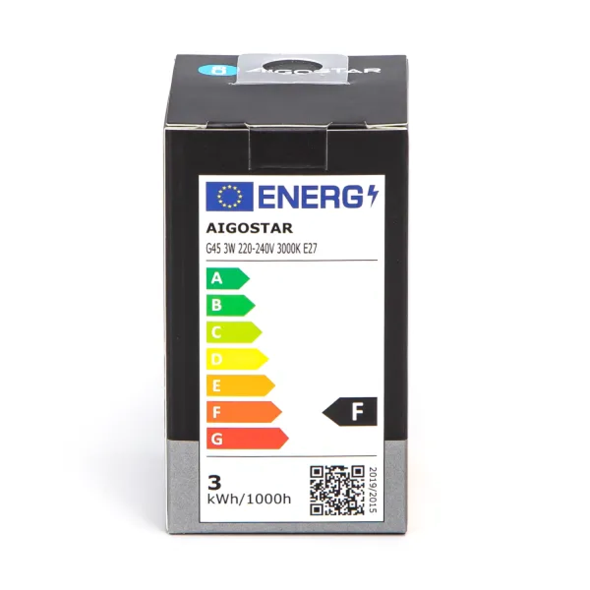 Λάμπα Led G45 E27 3W Θερμό Λευκό 3000K 255lm Aigostar