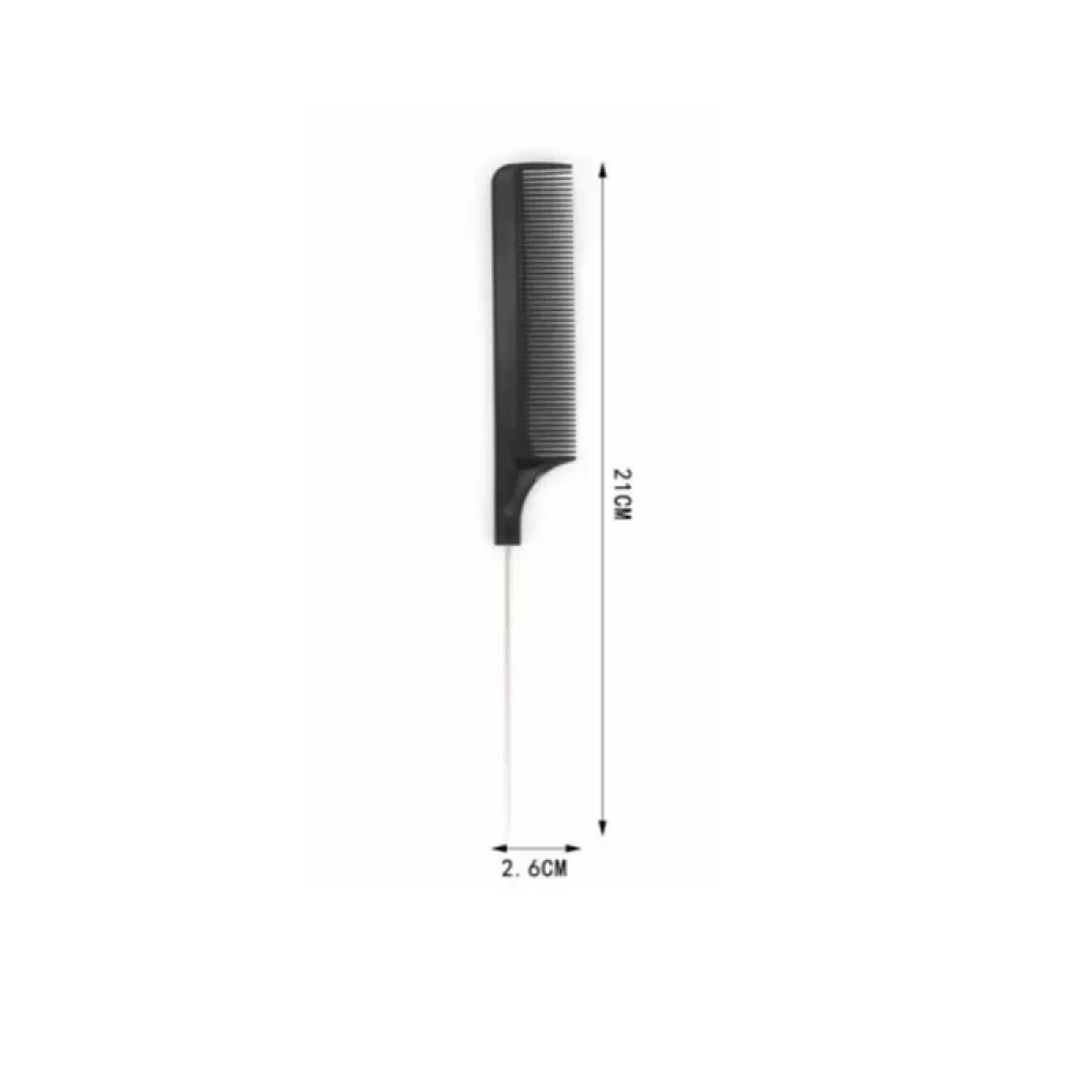 Χτένα μαλλιών για κρεπάρισμα 21x2.6cm Cosmofan 98249 μαύρο