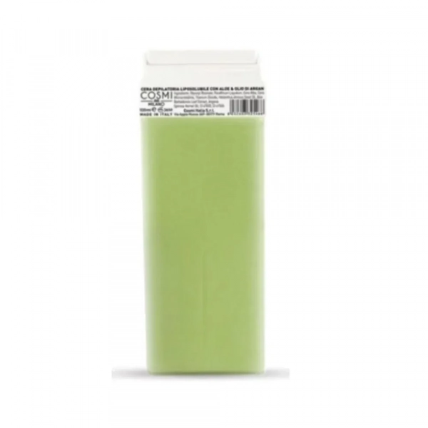Cosmi Milano Κερί Αποτρίχωσης Λιποδιαλυτό σε Ρολέτα 100ml με Αλόη και Άργκαν