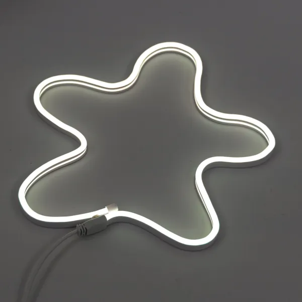 Ταινία LED Neon USB 1m 120LED Ψυχρό Λευκό 6500K 4.9W 450lm