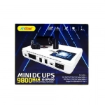 Δικτυακό φορητό mini DC UPS 9800 mAh USB – Andowl Q-UP800 - Image 2