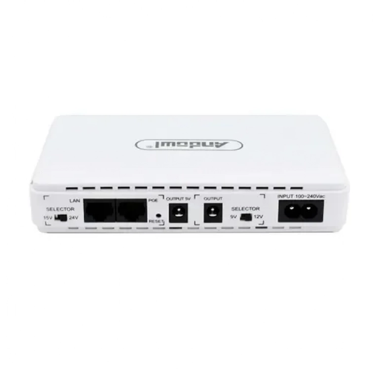 Δικτυακό φορητό mini DC UPS 9800 mAh USB – Andowl Q-UP800