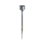 Ηλιακό Φωτιστικό Κήπου Καρφωτό 0,006W RGB IP44 55x55x320mm Stainless Steel - Aigostar