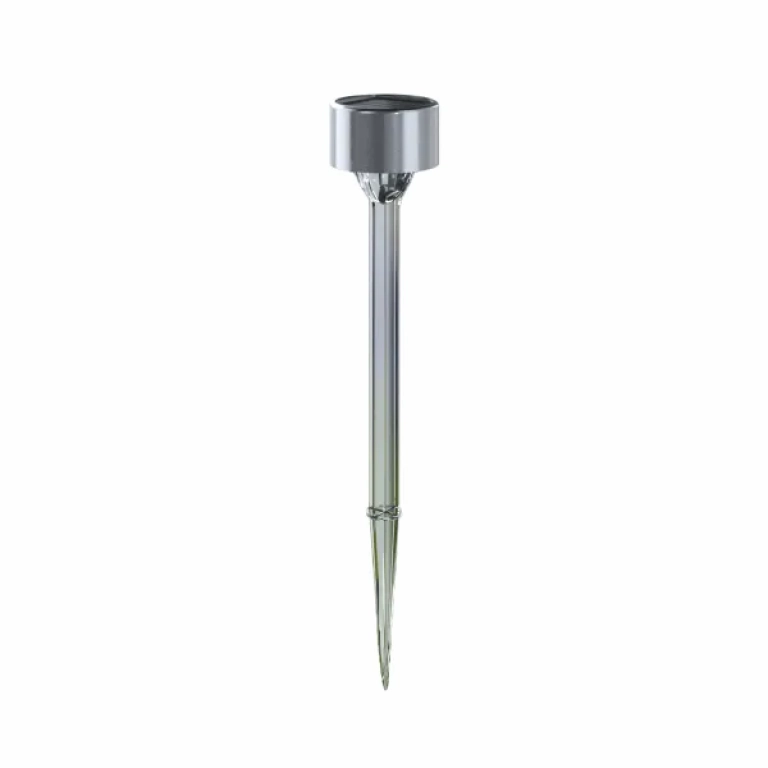 Ηλιακό Φωτιστικό Κήπου Καρφωτό 0,006W RGB IP44 55x55x320mm Stainless Steel - Aigostar