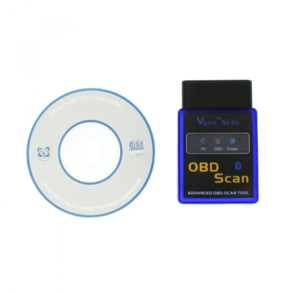 Διαγνωστικό αυτοκινήτου Bluetooth V2.1 OBDII ELM327 VGate Scan με Software CD OEM EE5318