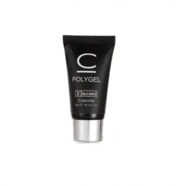Επαγγελματικό Nail Polygel 30gr Cosmofan no. 2 Milk White - 98624