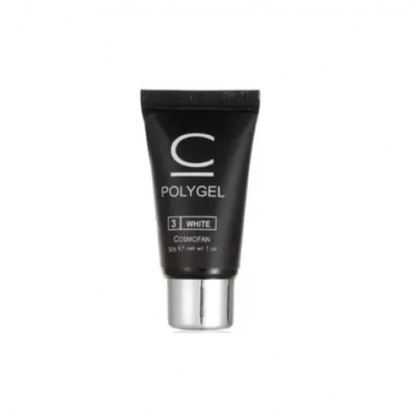 Επαγγελματικό Nail Polygel 30gr Cosmofan no. 3 White - 98625