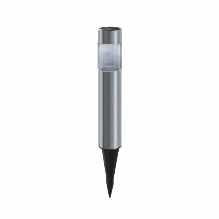Ηλιακό Φωτιστικό Κήπου Καρφωτό 0,006W 6500Κ IP44 46.5x46.5x315mm Post stake Lampshade - Stainless Steel - Aigostar