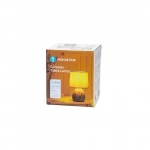 Aigostar Κεραμικό Πορτατίφ Ε14 40W με Λευκό Καπέλο και Gold Grey Marble Βάση