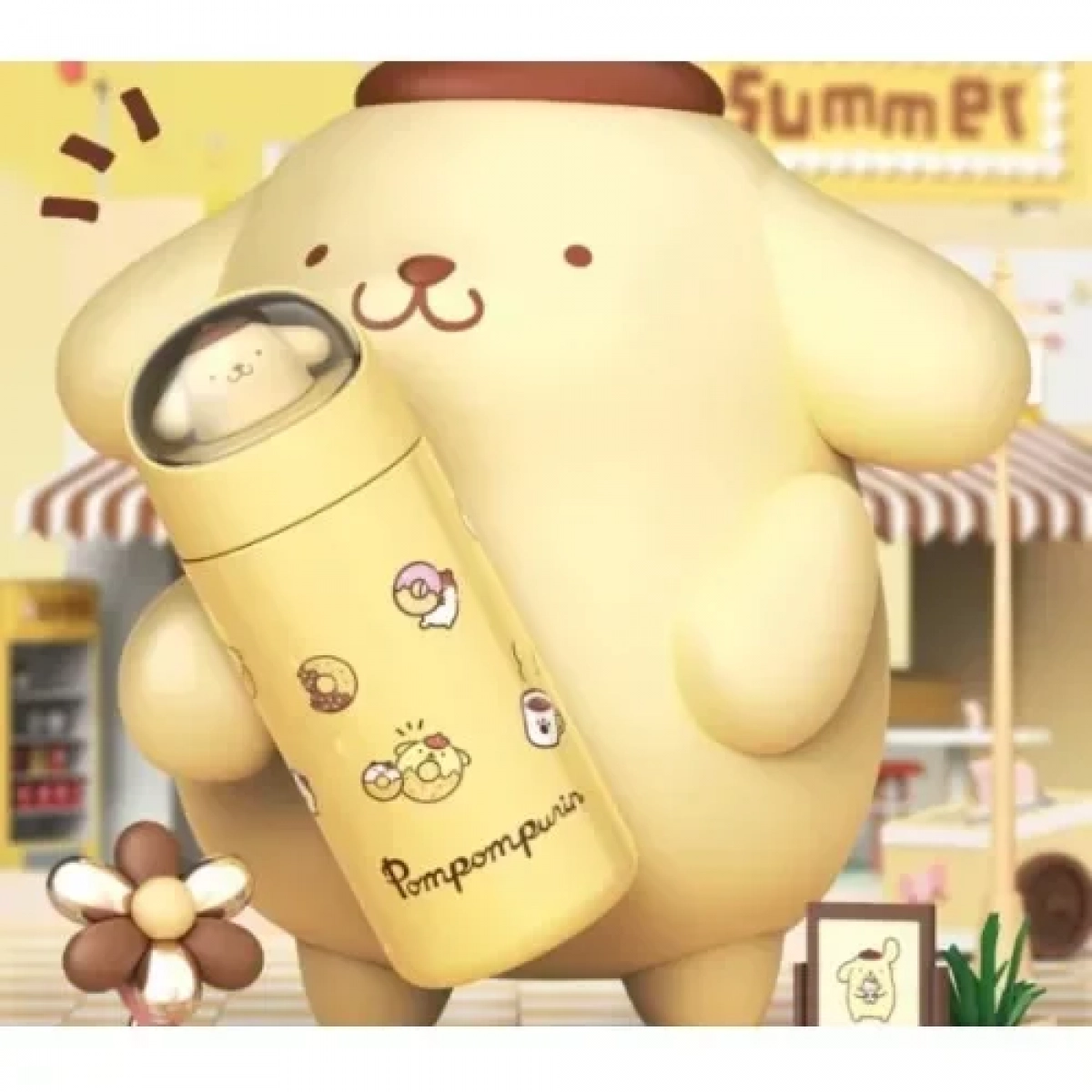 Παιδικό Παγούρι Θερμός 350ml 3032 - Κίτρινο Pompompurin