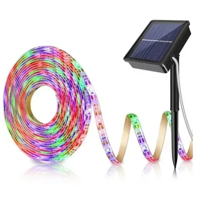 Ηλιακή ταινία LED RGB 5m με πάνελ Andowl Q-ZD933