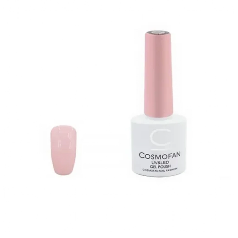 Ημιμόνιμο βερνίκι νυχιών no. 005 Smalto Gel Cosmofan UV&LED Gel Polish 7.5ml ροζ