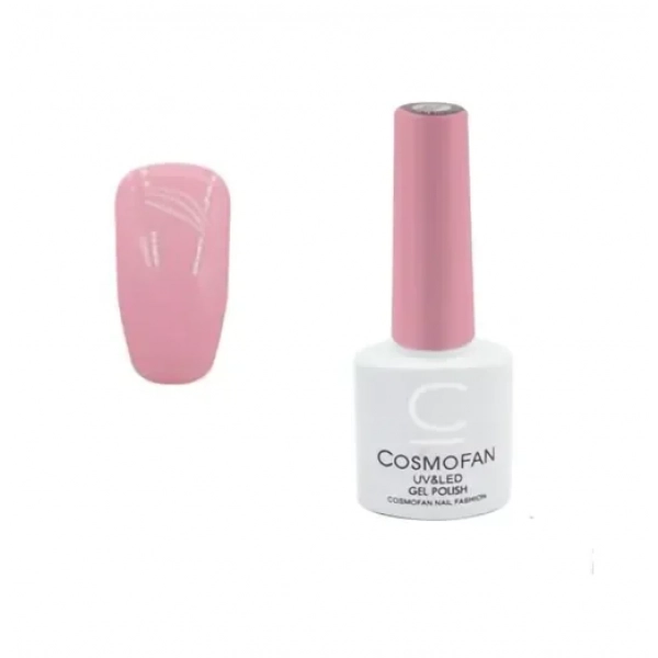 Ημιμόνιμο βερνίκι νυχιών no. 006 Smalto Gel Cosmofan UV&LED Gel Polish 7.5ml ροζ
