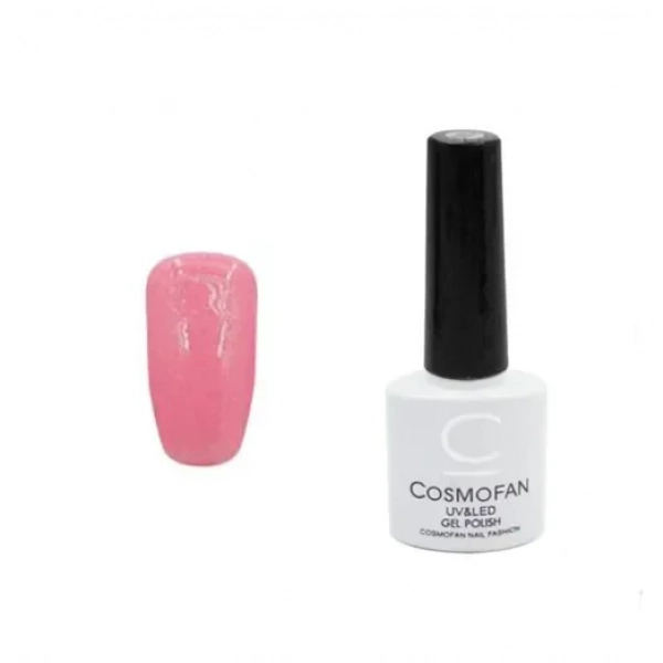 Ημιμόνιμο βερνίκι νυχιών no. 007 Smalto Gel Cosmofan UV&LED Gel Polish 7.5ml ροζ