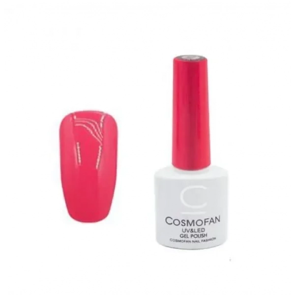 Ημιμόνιμο βερνίκι νυχιών no. 009 Smalto Gel Cosmofan 7.5ml φούξια