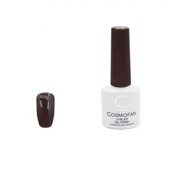 Ημιμόνιμο βερνίκι νυχιών no. 012 Smalto Gel Cosmofan UV&LED Gel Polish 7.5ml καφέ
