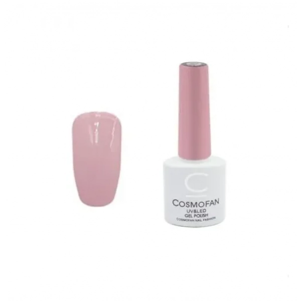 Ημιμόνιμο βερνίκι νυχιών no. 013 Smalto Gel Cosmofan UV&LED Gel Polish 7.5ml ροζ