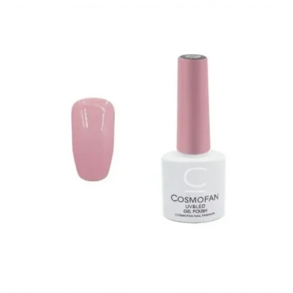 Ημιμόνιμο βερνίκι νυχιών no. 019 Smalto Gel Cosmofan UV&LED Gel Polish 7.5ml ροζ