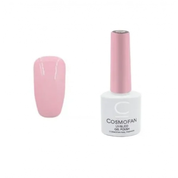 Ημιμόνιμο βερνίκι νυχιών no. 020 Smalto Gel Cosmofan UV&LED Gel Polish 7.5ml ροζ