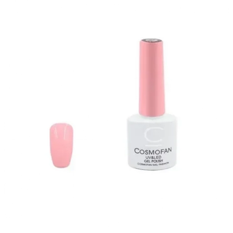 Ημιμόνιμο βερνίκι νυχιών no. 021 Smalto Gel Cosmofan UV&LED Gel Polish 7.5ml ανοιχτό ροζ