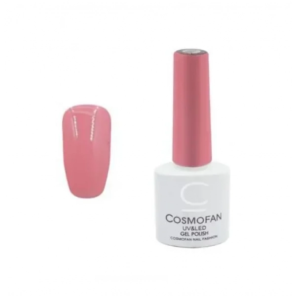 Ημιμόνιμο βερνίκι νυχιών no. 023 Smalto Gel Cosmofan UV&LED Gel Polish 7.5ml ροζ