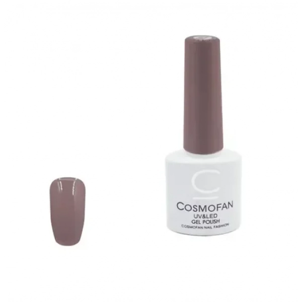 Ημιμόνιμο βερνίκι νυχιών no. 032 Smalto Gel Cosmofan UV&LED Gel Polish 7.5ml ανοιχτό καφέ
