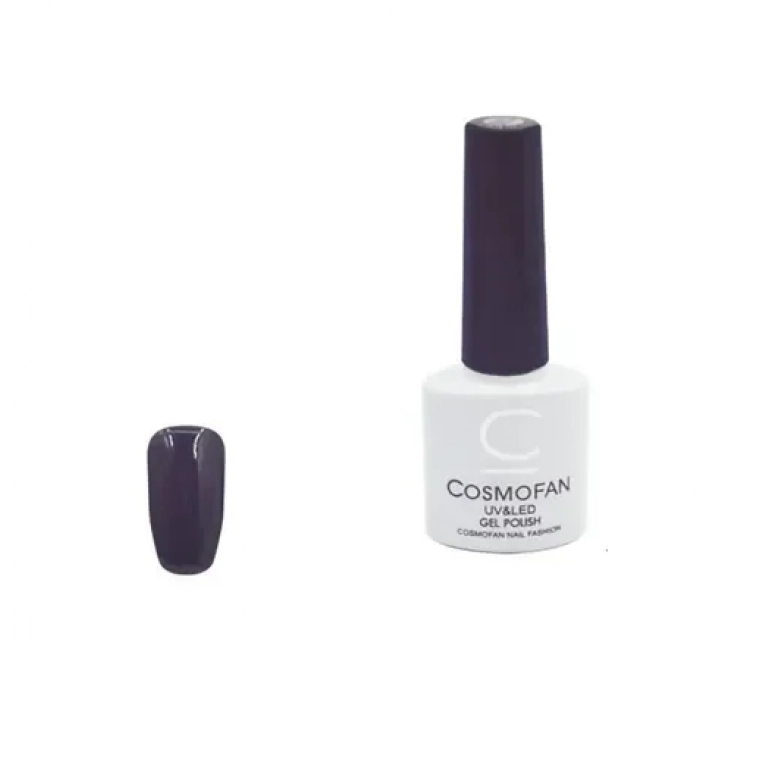Ημιμόνιμο βερνίκι νυχιών no. 033 Smalto Gel Cosmofan UV&LED Gel Polish 7.5ml μωβ σκούρο
