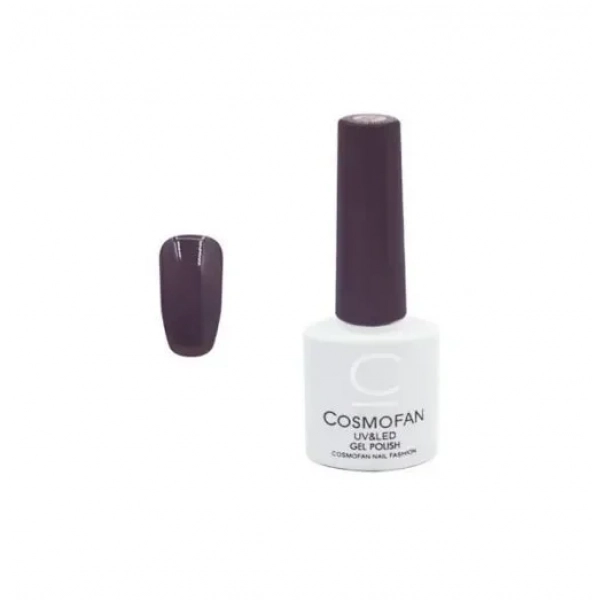 Ημιμόνιμο βερνίκι νυχιών no. 034 Smalto Gel Cosmofan UV&LED Gel Polish 7.5ml μωβ