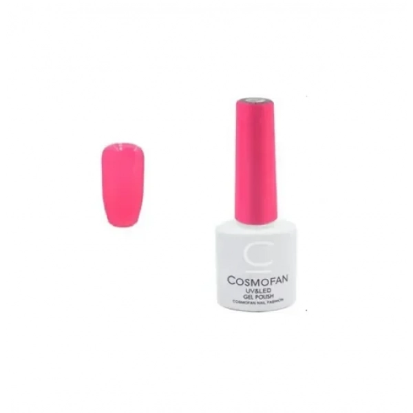 Ημιμόνιμο βερνίκι νυχιών no. 039 Smalto Gel Cosmofan UV&LED Gel Polish 7.5ml φούξια